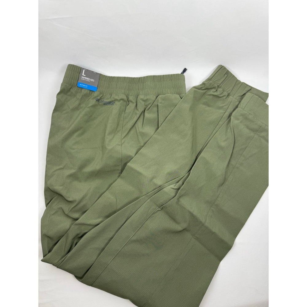 Women's Columbia PFG Uncharted Tapered Leg Pants Green Size L